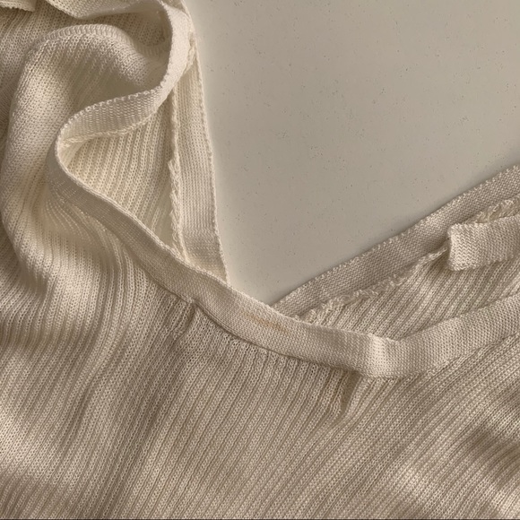 Ulla Johnson Ribbed White Bodysuit XS - Picture 3 of 9